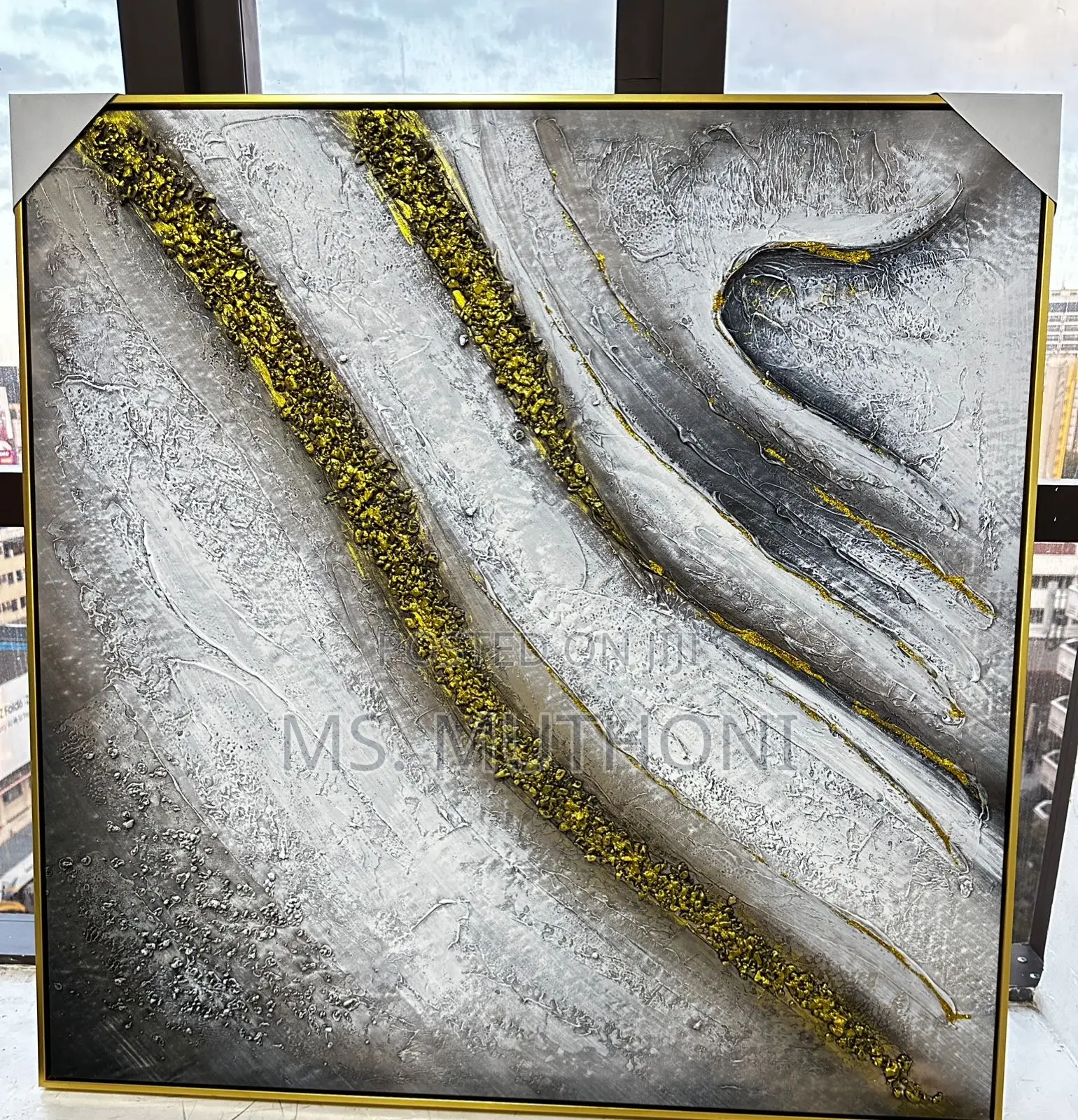 Classic Textured Canvas Oil Painting Size:100*100cm