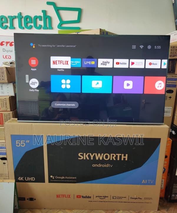 Skyworth 55 Inch Google Android Tv With Bluetooth - thumbnail 2