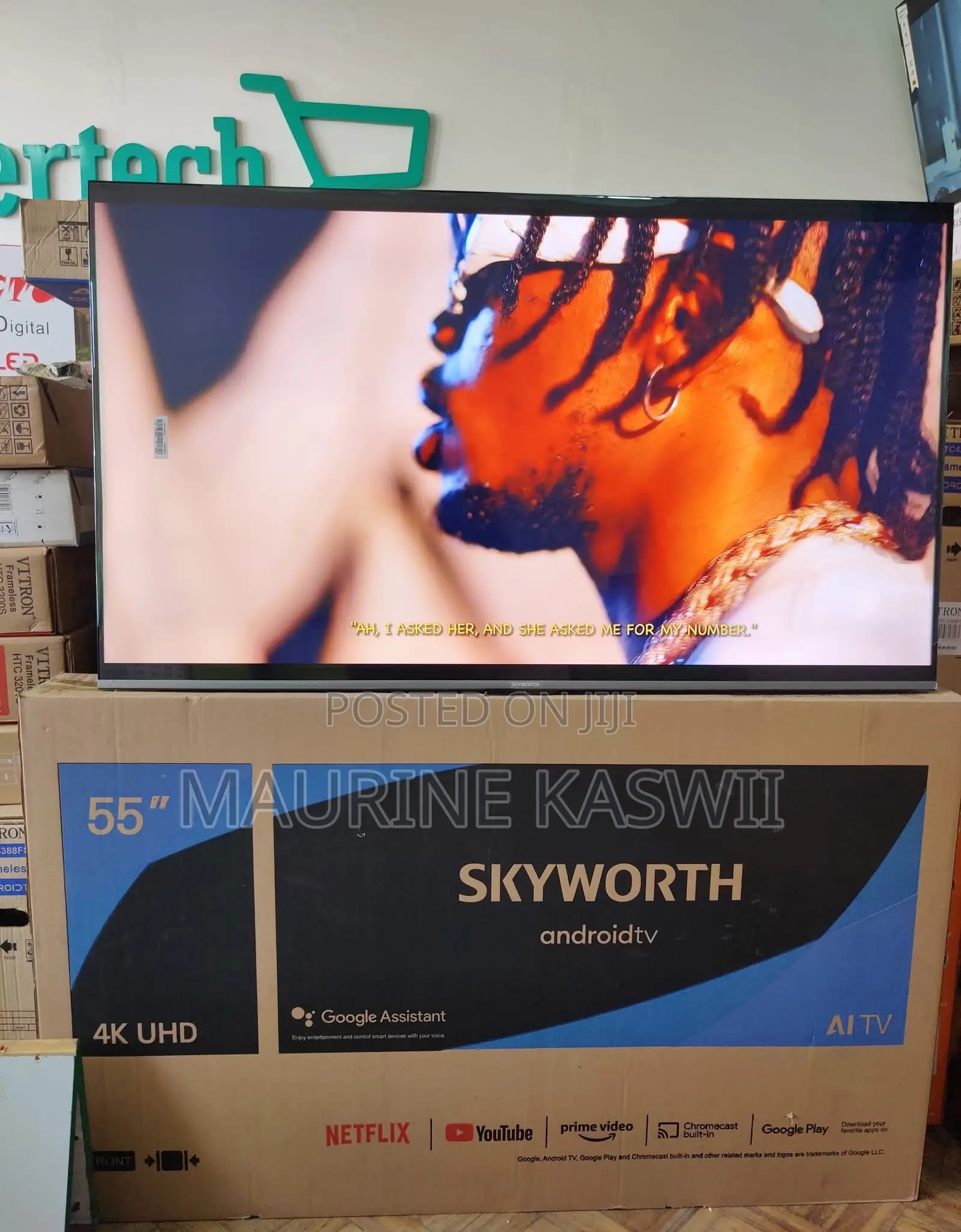 Skyworth 55 Inch Google Android Tv With Bluetooth