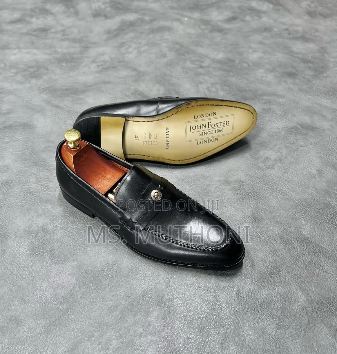 Laceless J. Foster Leather Shoes for Men