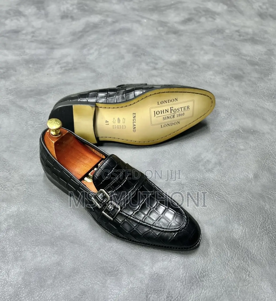 Laceless J. Foster Leather Shoes for Men