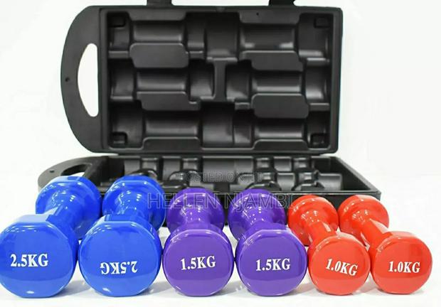 Neprone Coated Dumbbell Set (Packed in a Case) - main view