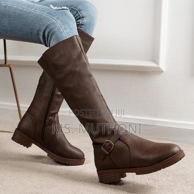 Women Thigh Flat Boots Size 37-42 - thumbnail 4