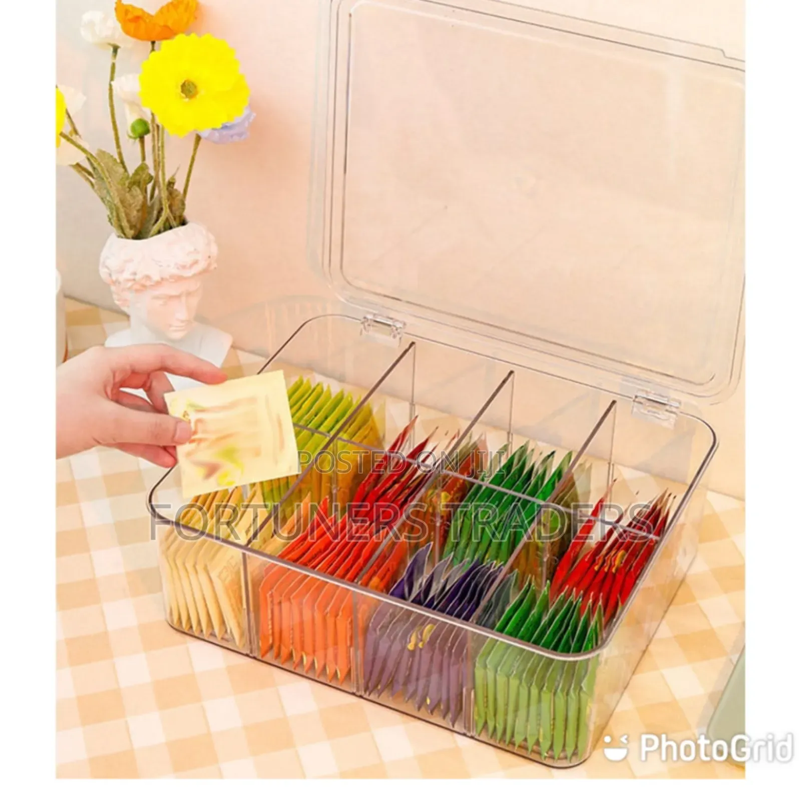Acrylic Tea Bag Organizer