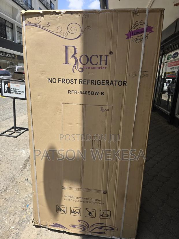 Roch 439l Side by Side Fridge RFR-540-SBWB - thumbnail 2