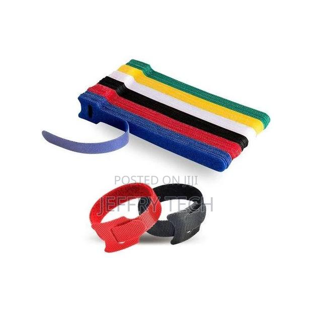 10pcs Cable Ties Reusable Wire Organizer Management Microfib - main view