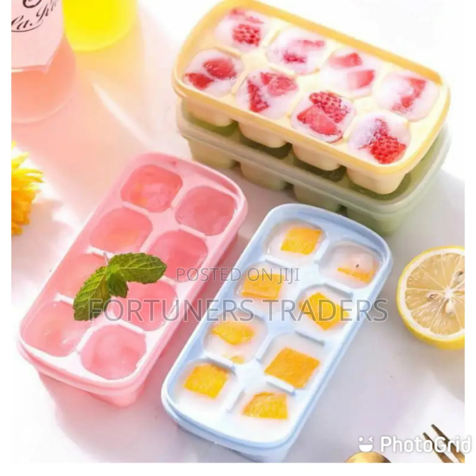 Ice Cube Trays With Lid