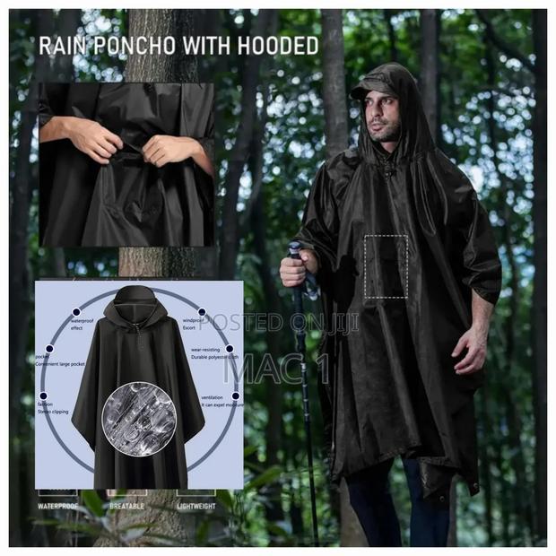 Poncho Tactical Raincoats Super Waterproof - thumbnail 3