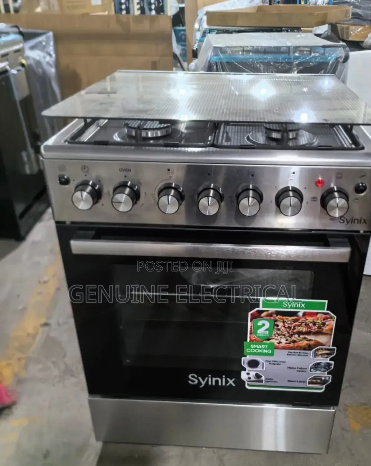 3+1 60*60 Synix Cooker With Electric Oven