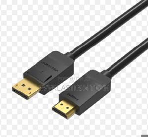 Vention Dp to Hdmi Cable 2m Black - thumbnail 2