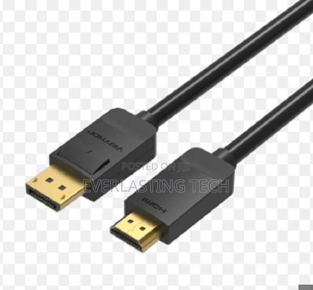 Vention Dp to Hdmi Cable 2m Black - main view