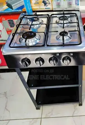 Four Gas Cooker With Stand and Shelves [Ramtons]