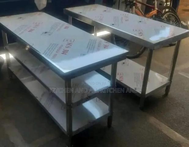 Purely Stainless Steel Work Table Available