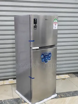 Mika 138l Fridge Double Door Frost, Silver 2yr Warranty