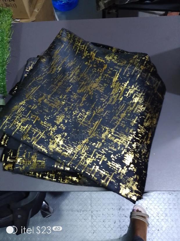Velvet Black With Gold Prints - main view