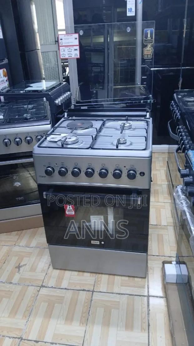 Mika Silver 58×58 Free Standing 3+1cooker