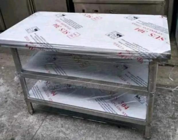 Brand-New Three Tier Work Medium Table