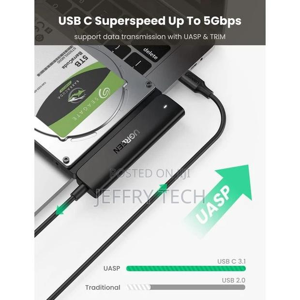 Ugreen Sata to Usb C Adapter Cable for 2.5" SSD and HDD