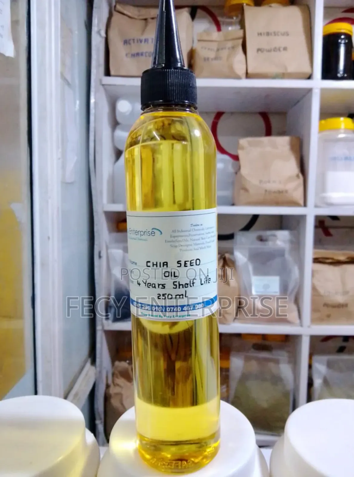 Chia Seed Oil – (100% Natural Cold-Pressed) Pure Organic Carrier Oil