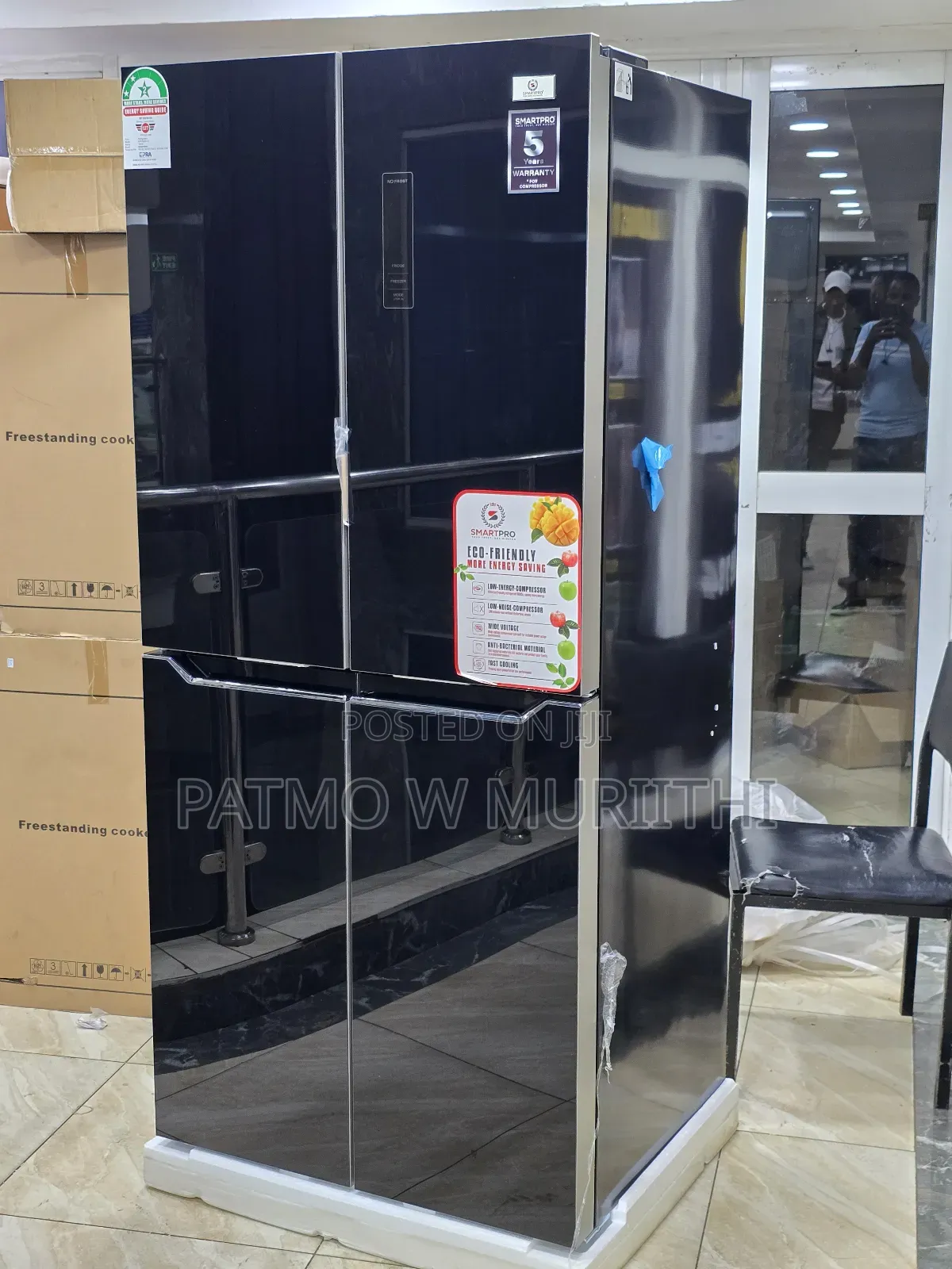 Smartpro Side by Side Fridge 4 Door SFR-585d4-A