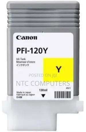 Canon Pfi-120 Yellow Ink Cartridge 130ml