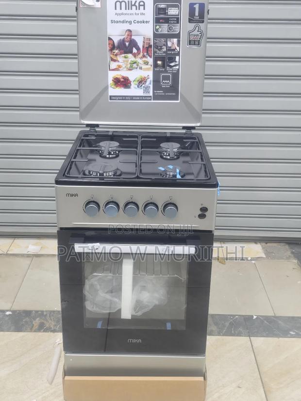 Mika Cooker, Mika Standing Cooker 4gas Burner+Gas Oven 50×60