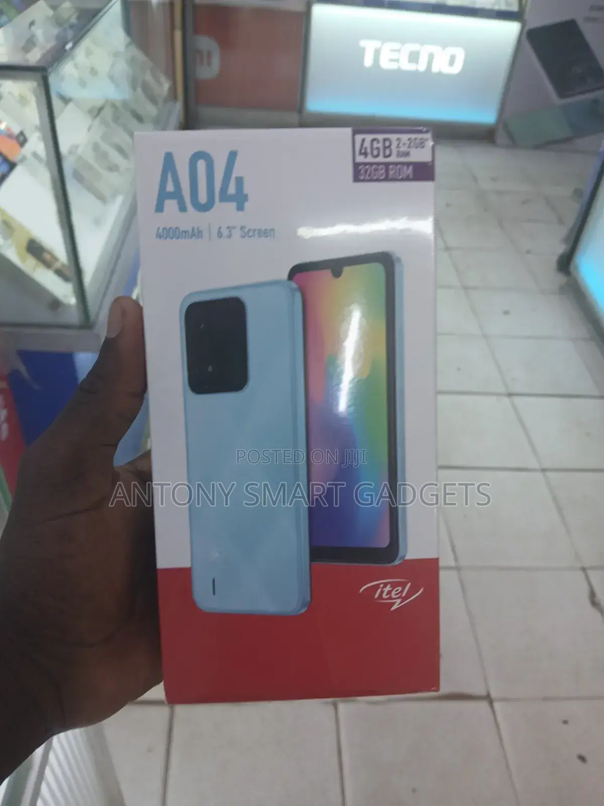 New Itel A04 32 GB Blue