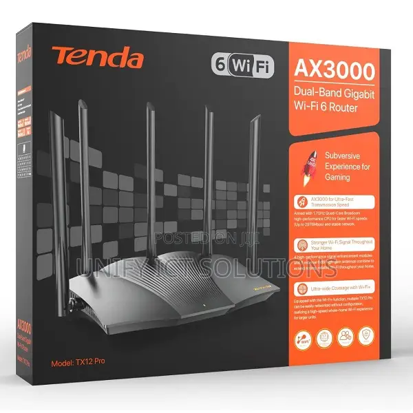 Tenda Tx2l Pro Wifi 6 Ax3000 Smart Wifi Router