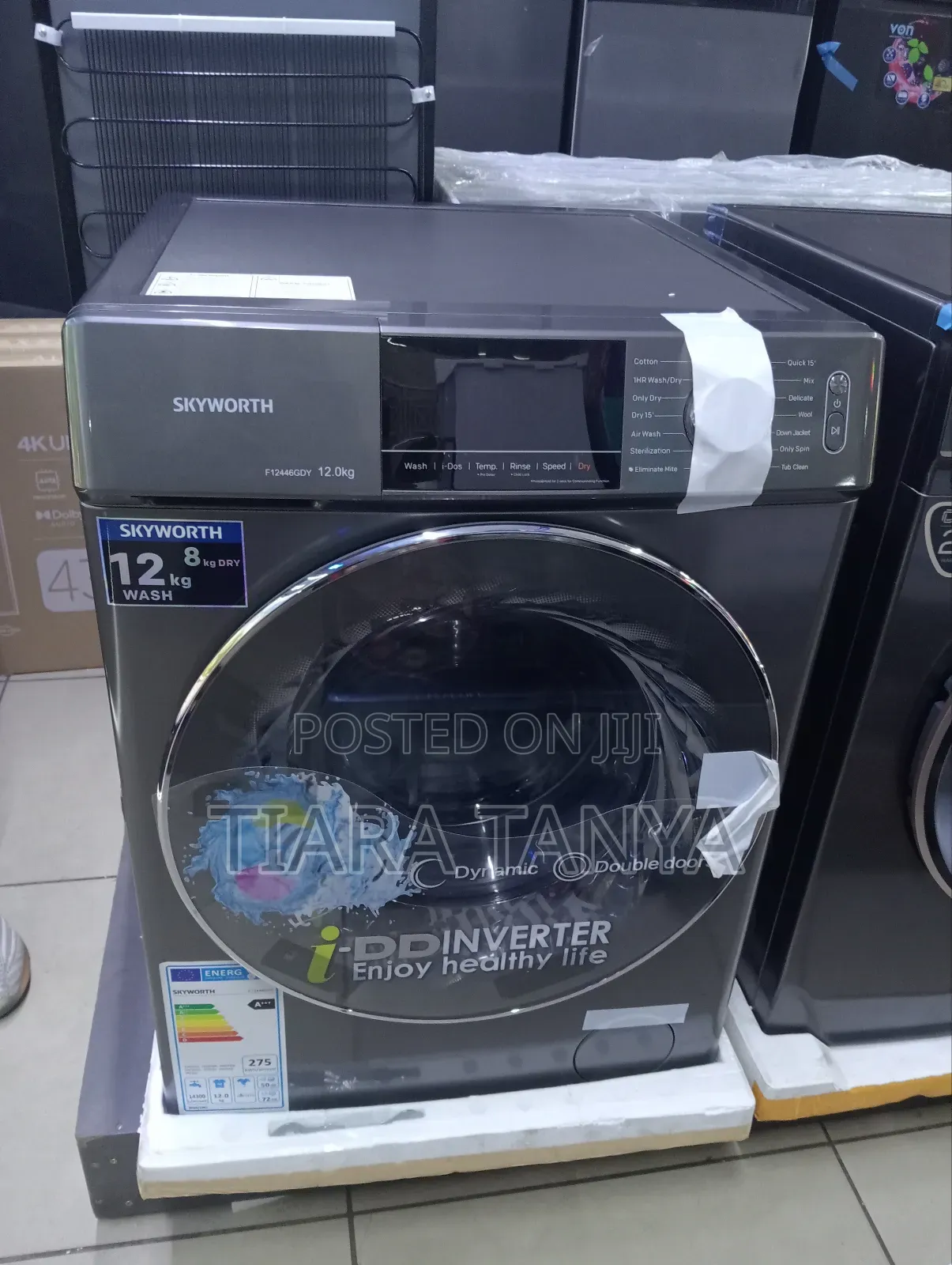 Skyworth 12kg Washer 8kg Dryer Front Load Washing Machine
