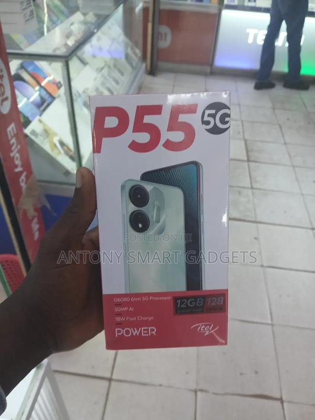 New Itel P55 5G 128 GB Blue - thumbnail 2