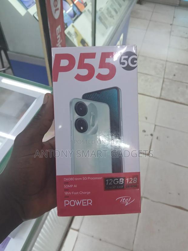 New Itel P55 5G 128 GB Blue - thumbnail 3