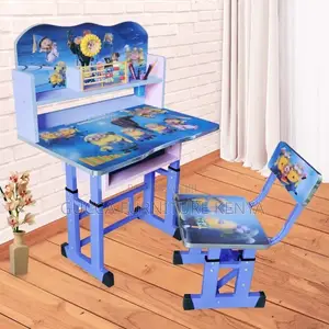 Kid's Furniture: Modern Home Specious Kid's Desk Chair Set