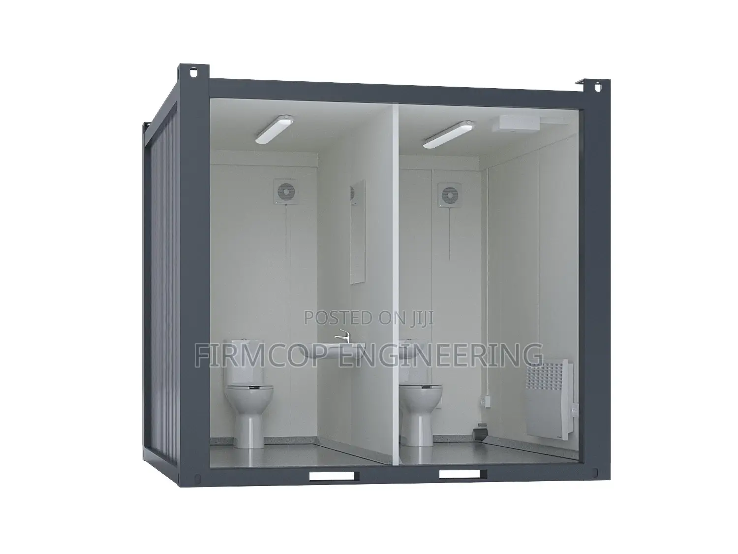 10ft Fabricated Container Toilet