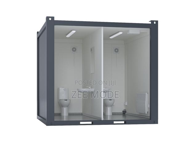 10ft Fabricated Container Toilet - main view
