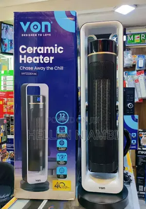 *Von Ceramic Tower Room Heater With Fan