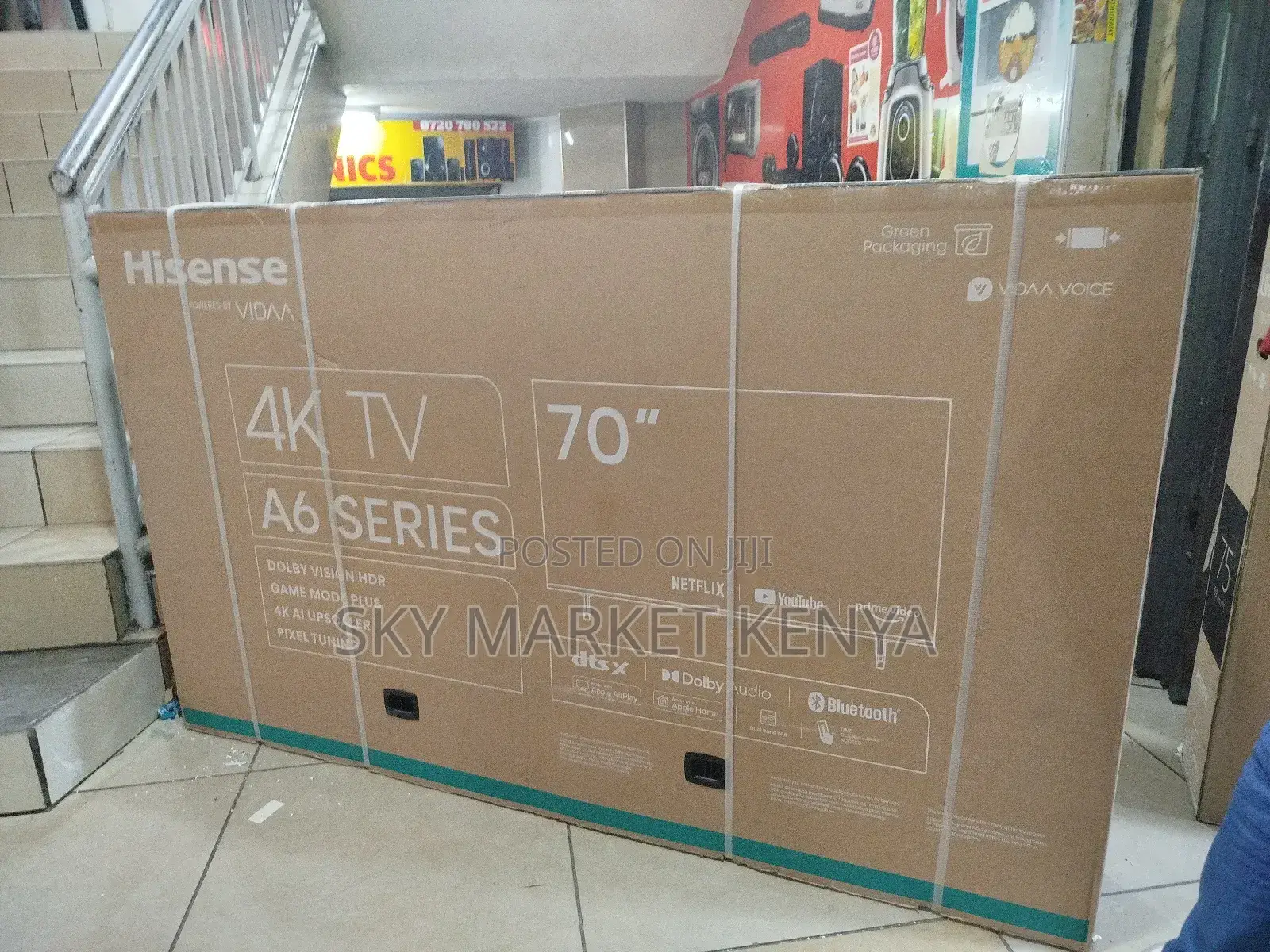 Hisense 70′′ 70a6k Uhd Smart Frameless Tv