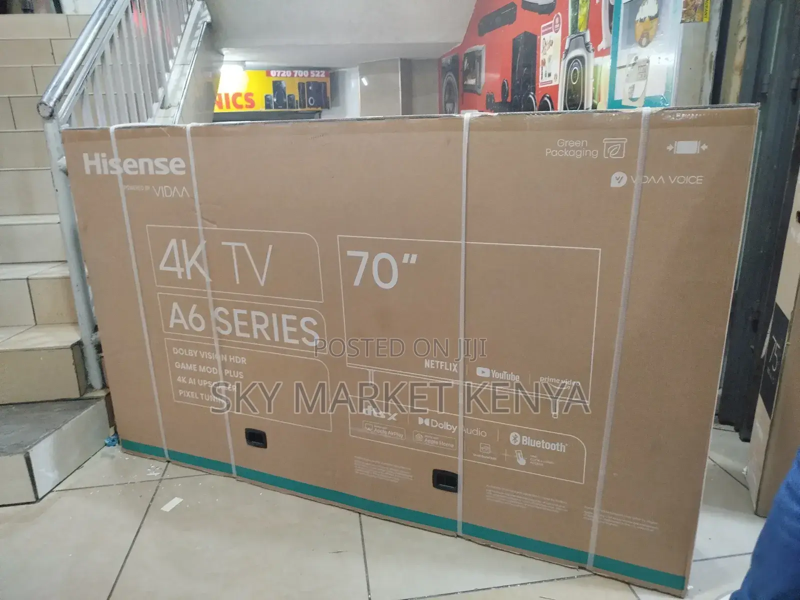 Hisense 70′′ 70a6k Uhd Smart Frameless Tv