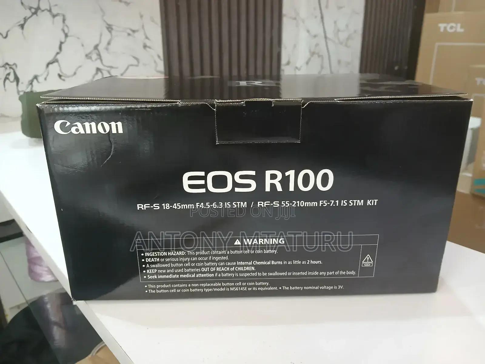 Canon Eos R100 Mirrorless 18-45mm+ 55-210 Mm Zoom Lenses