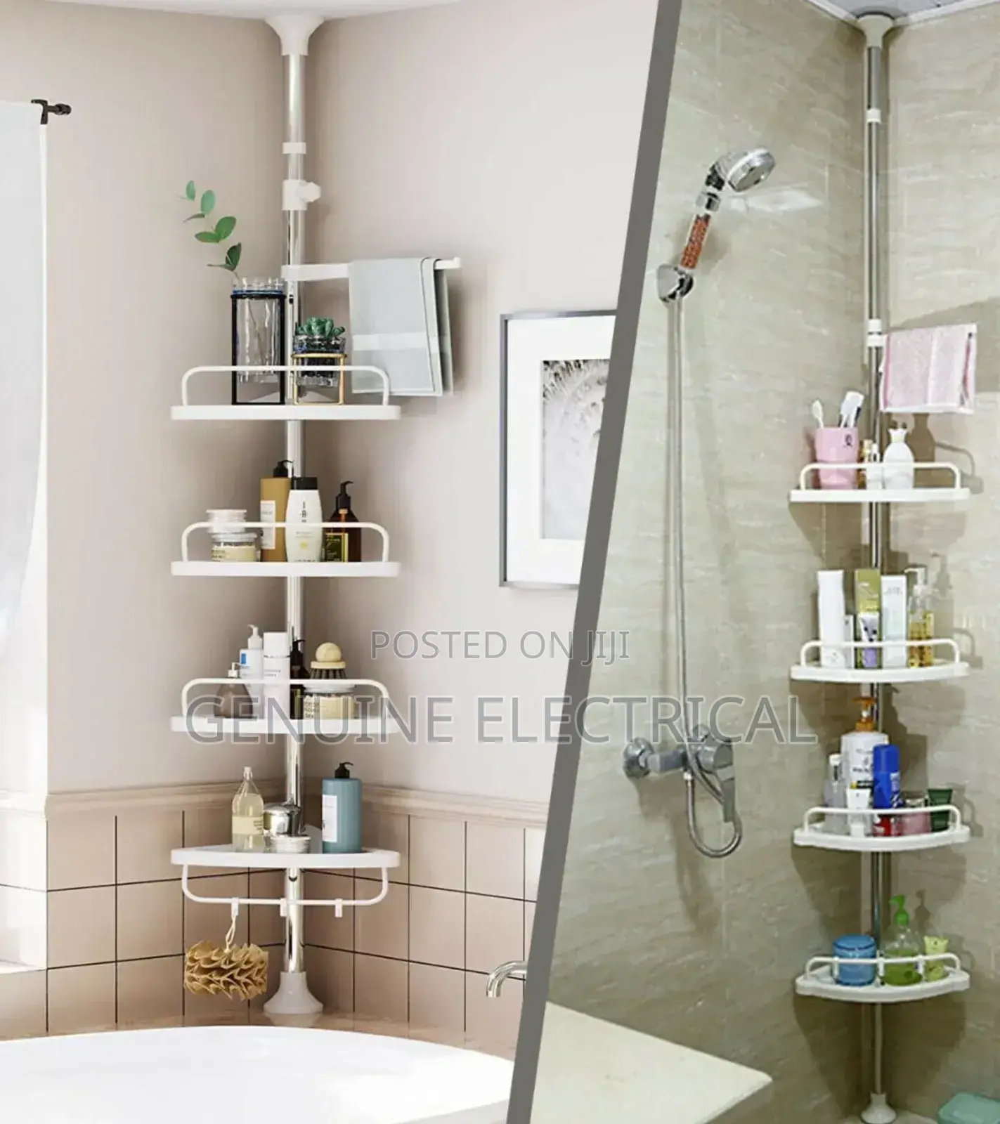 Adjustable Bathroom Corner Shelf/Organizer