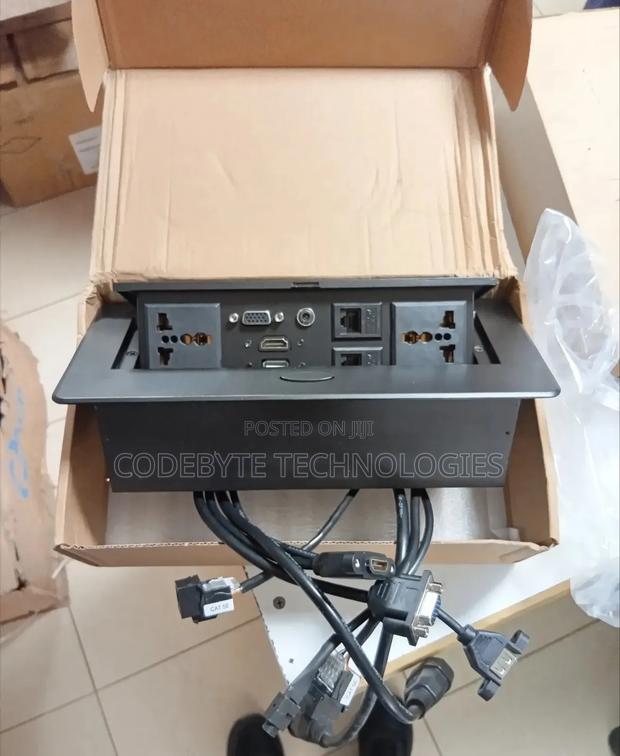 Table Top Metal Pop-Up Box - Black/ Silver - thumbnail 2