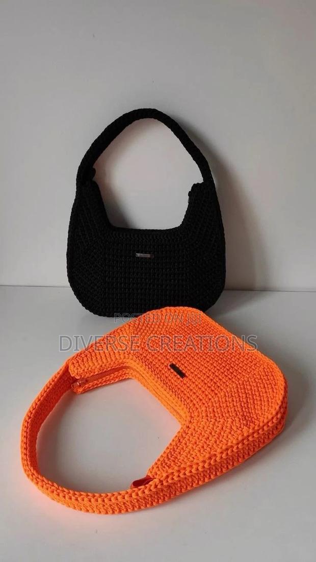 Double Walled Crochet Shoulder Bag - main view