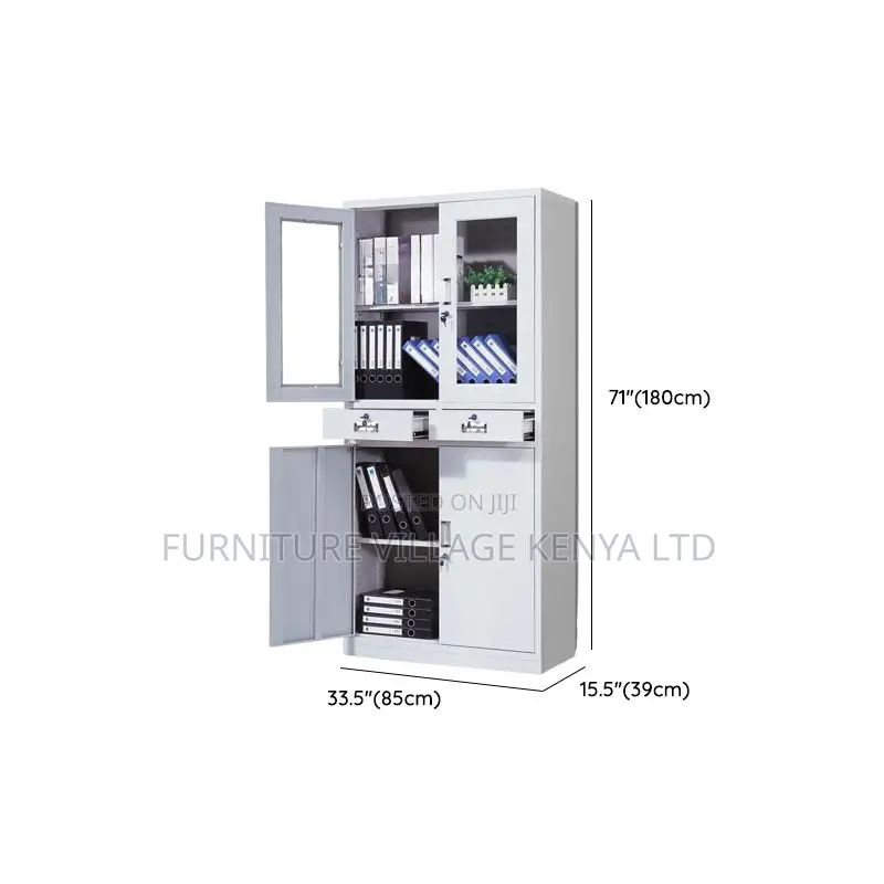 Office Cabinets Two Door Metallic Steel Storage Cupboard