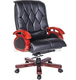 Office Chairs: Modern Director's Leather High Back Chair