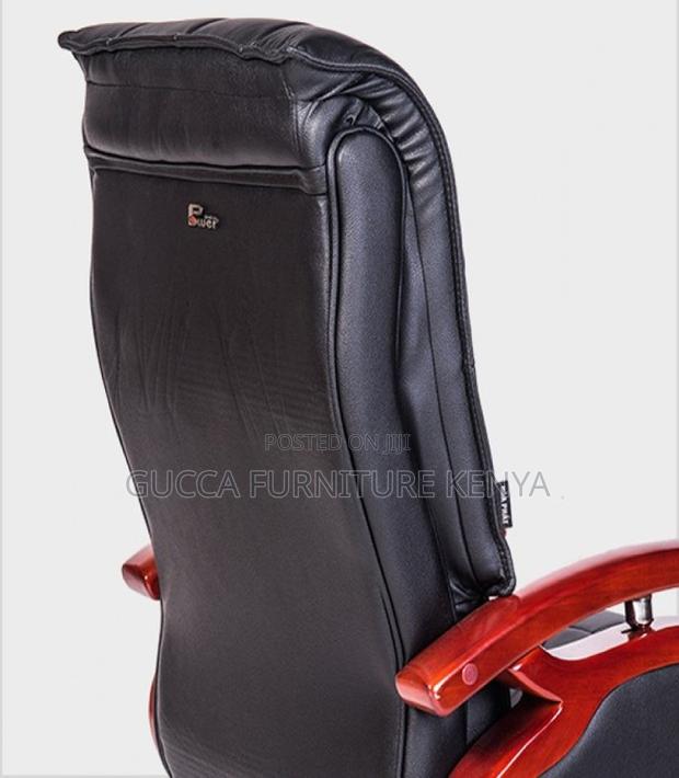 Office Chairs: Modern Director's Leather High Back Chair - thumbnail 5