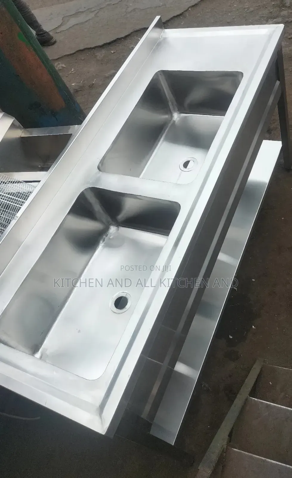 Twin Basin Stainless Steel Handwash Sink