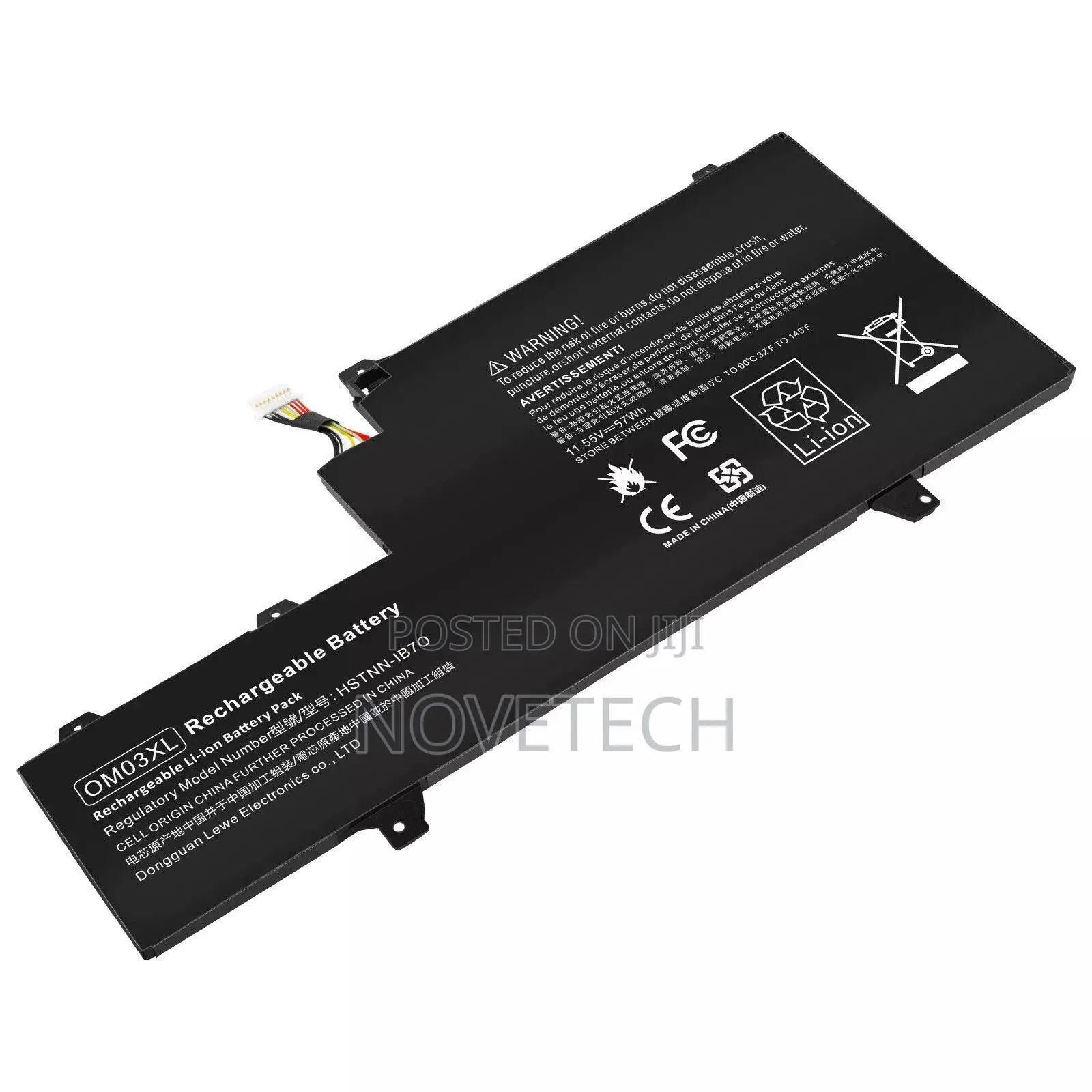 Battery Om03xl for Hp Elitebook X360 1030 G2 Series Laptop