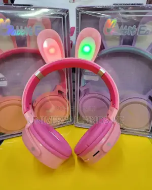 Kids Rabbit Wireless Headphones With Lights