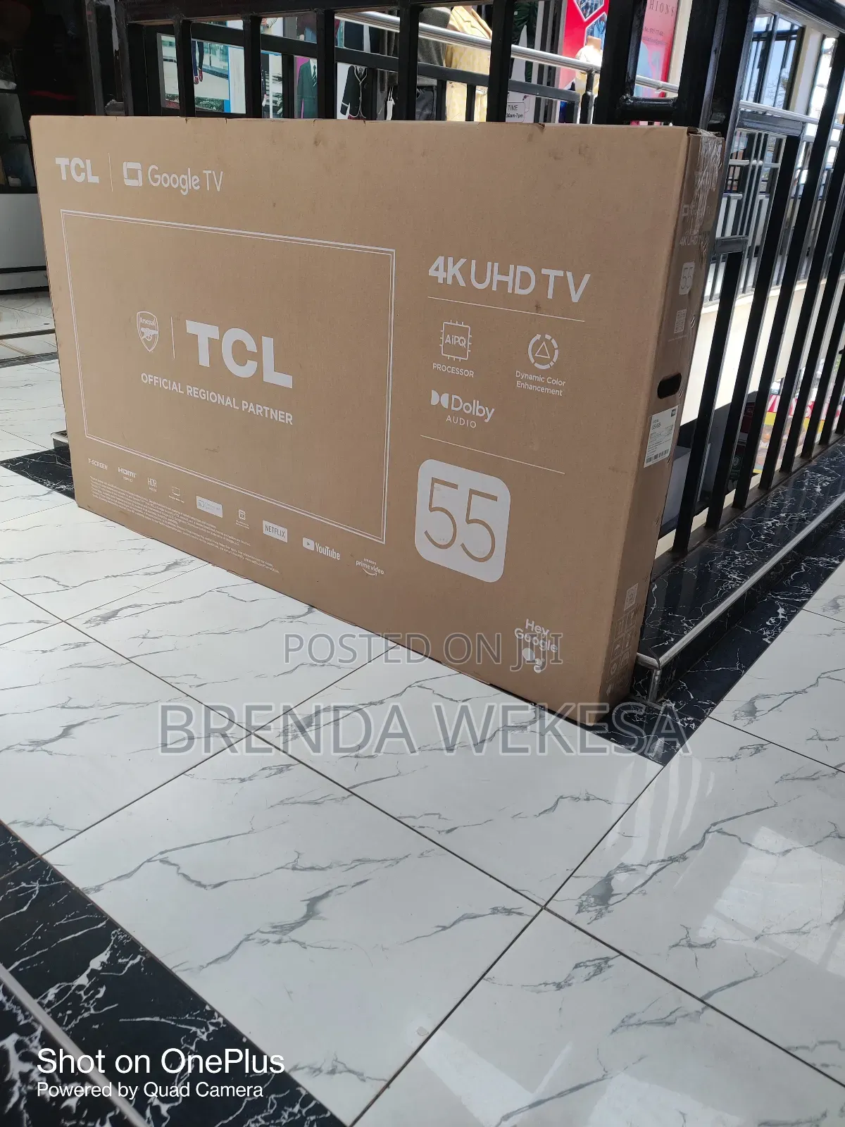 TCL 55′′ V6b HDR Google Tv – 55v6b (New 2024