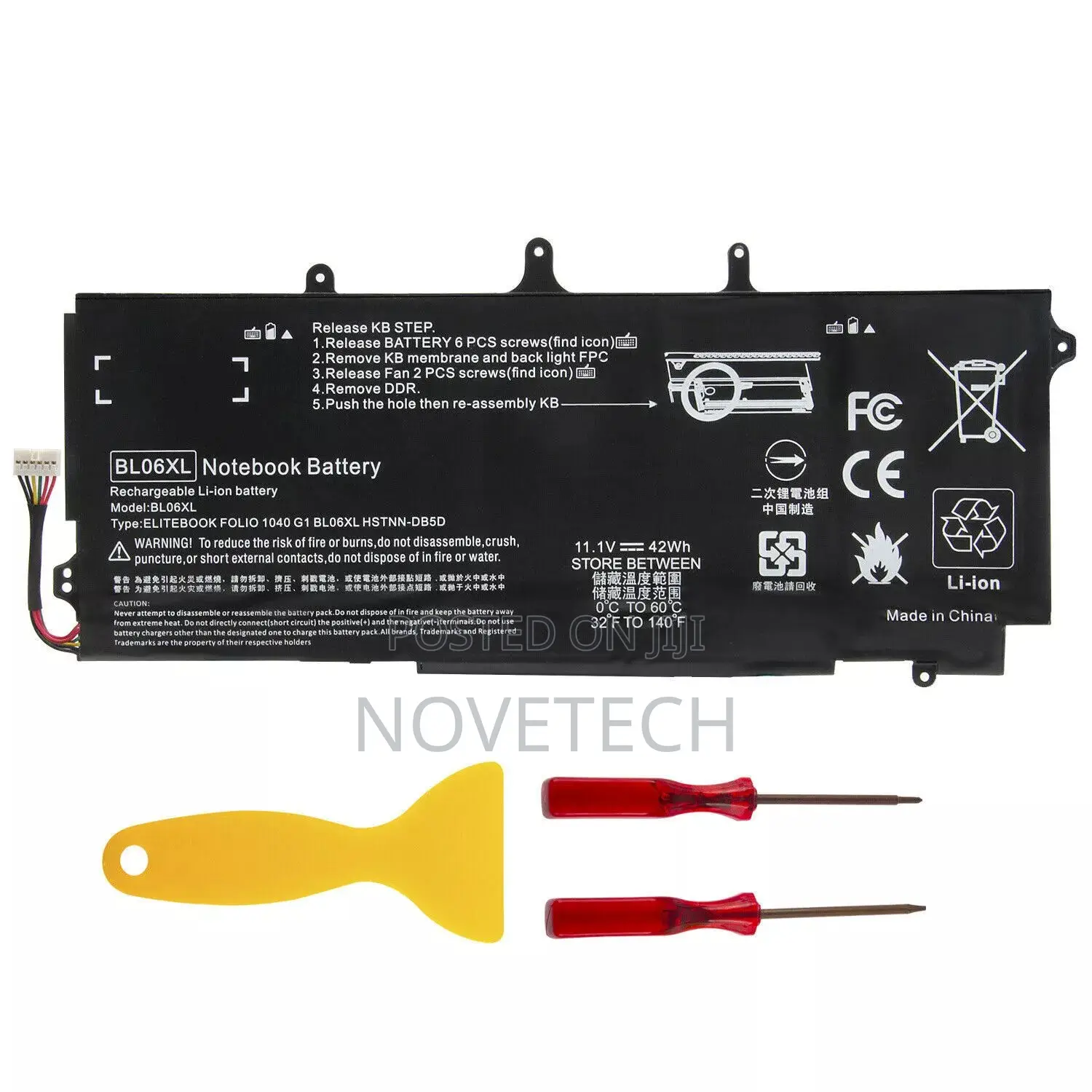 Laptop Battery Hp Elitebook Folio 1040 G1, 1040 G2 Bl06xl