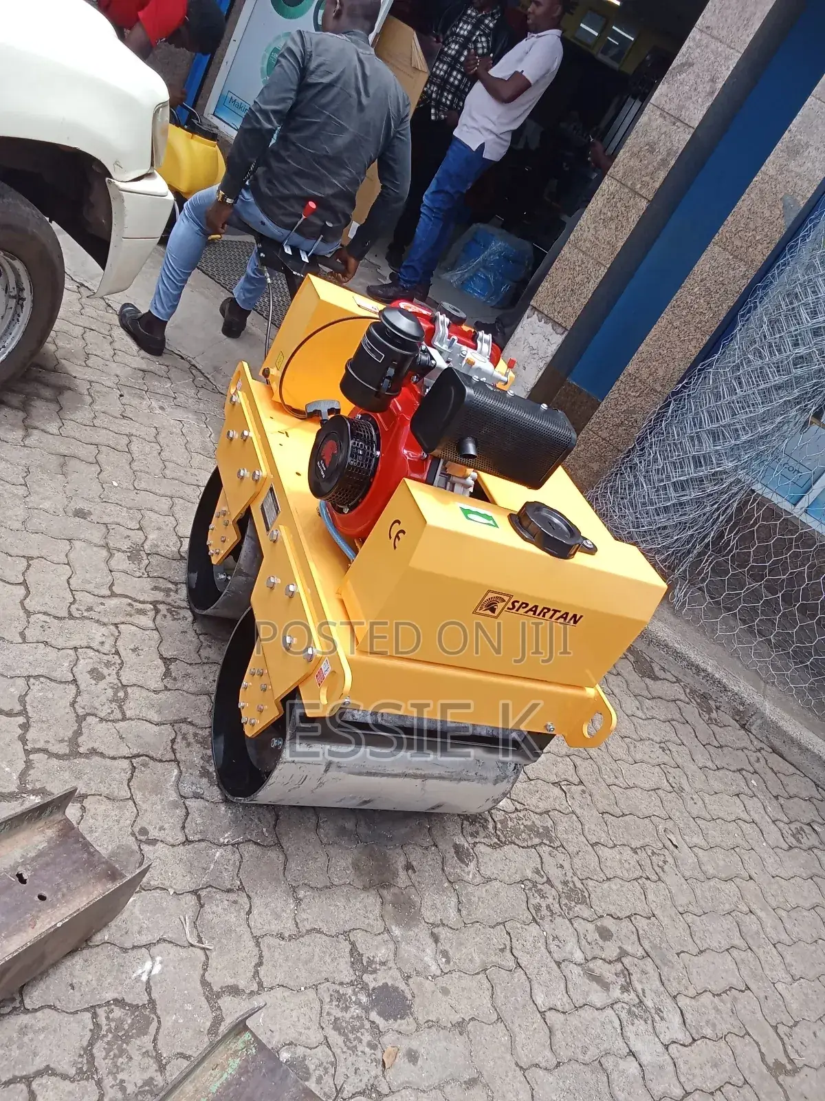 Spartan Double Drum Pedestrian Roller